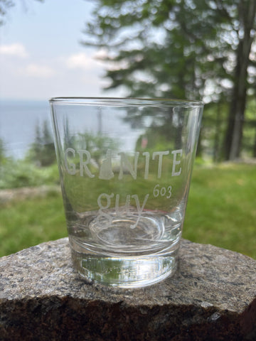GRANITE guy Rocks Glass