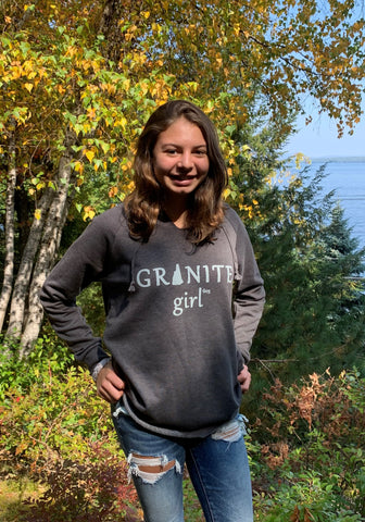 GRANITE girl Gray Hoodie