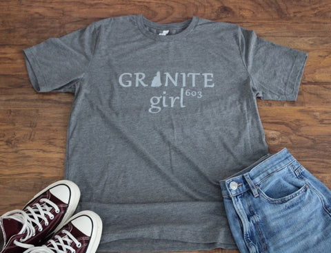 GRANITE girl Classic Gray Tee