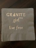 GRANITE girl Cocktail Napkins